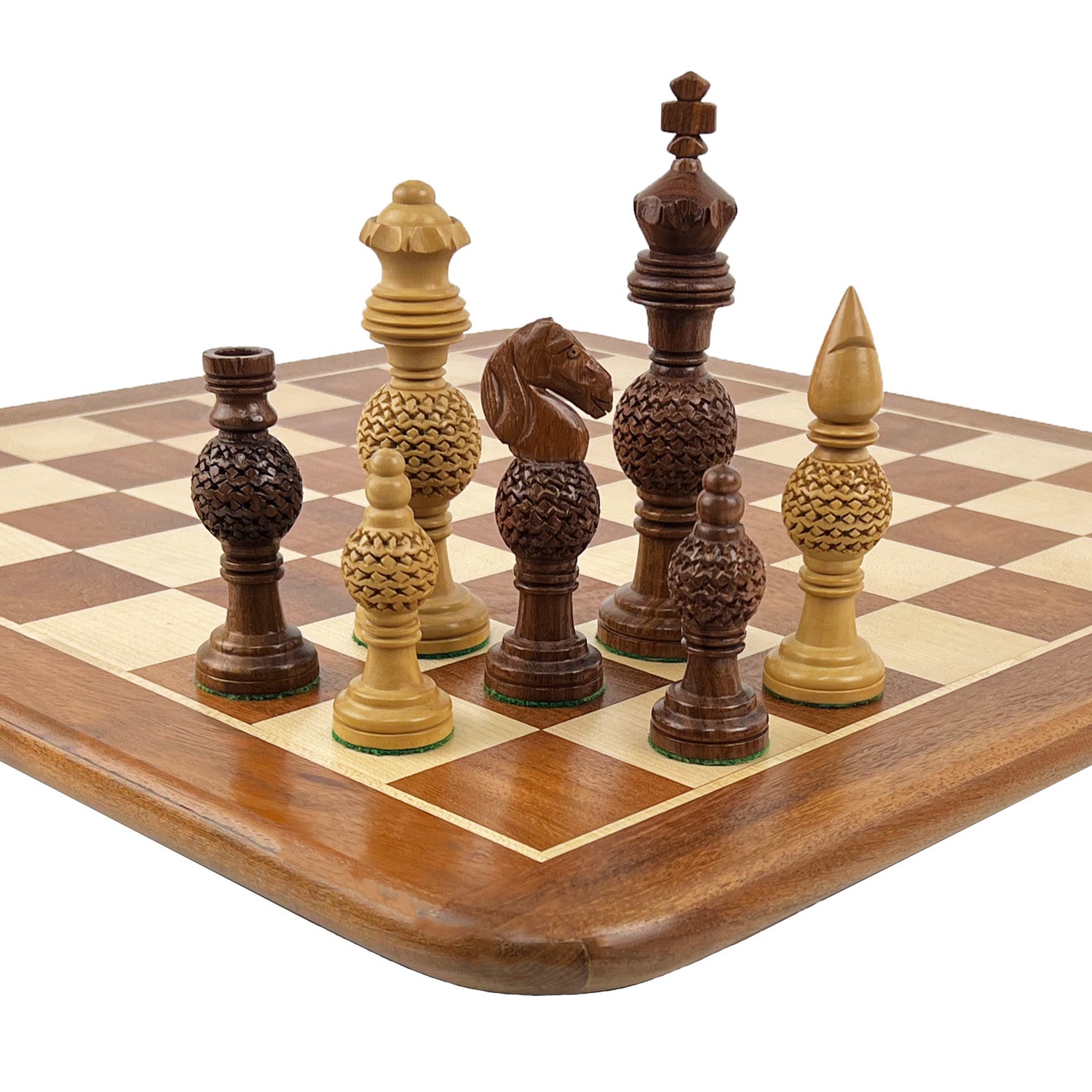 MUGHAL AFTAB | Acacia &amp; Boxwood round edge board (x large)