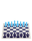 Blue Vinyl Roll-Up Tournament Set | 50 mm Squares