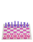 Pink Vinyl Roll-Up Tournament Set | 50 mm Squares