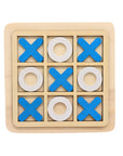 NOUGHTS & CROSSES | 15 cm | Plywood | Red & White