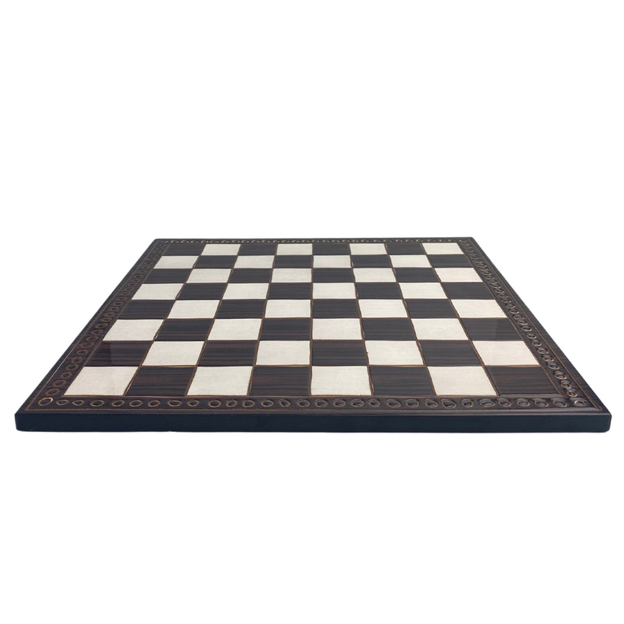 Premium Walnut Carved Chess Board | X-Small | 37cm