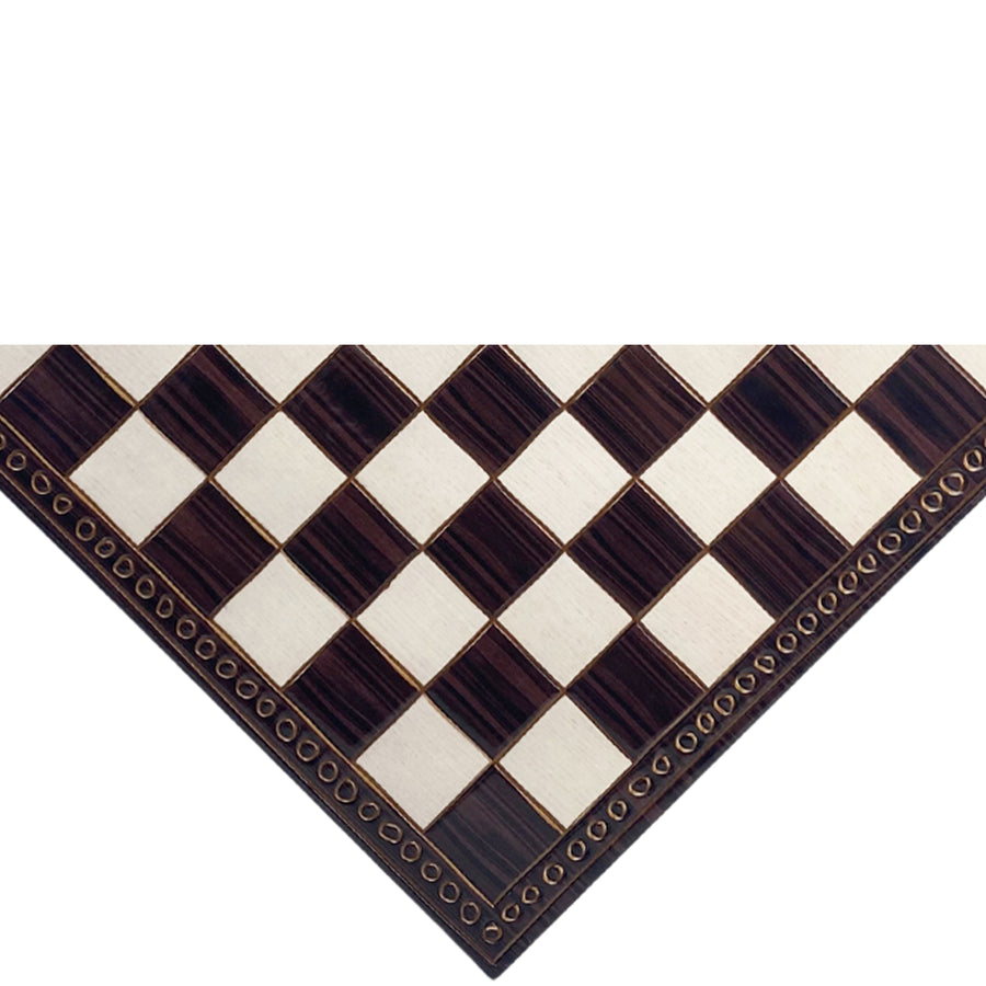 Premium Walnut Carved Chess Board | X-Small | 37cm