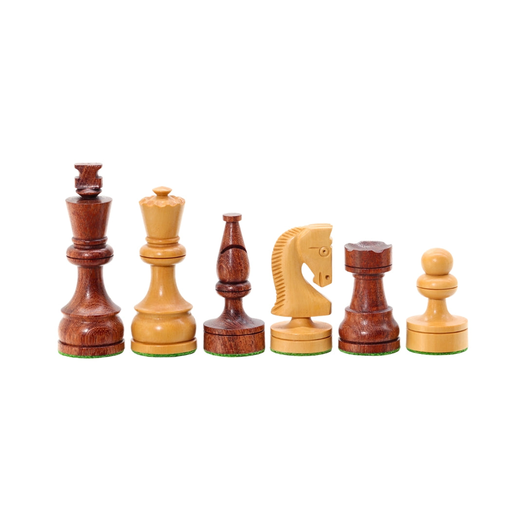 RUSSIAN KNIGHT | Acacia Chess Pieces | 3.5" | 85mm