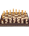 STALLION KNIGHT Wooden Chess Set with 3D Beech Board | 50mm Squares