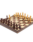 STALLION KNIGHT Wooden Chess Set with 3D Beech Board | 50mm Squares
