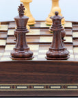 STALLION KNIGHT Wooden Chess Set with 3D Beech Board | 50mm Squares