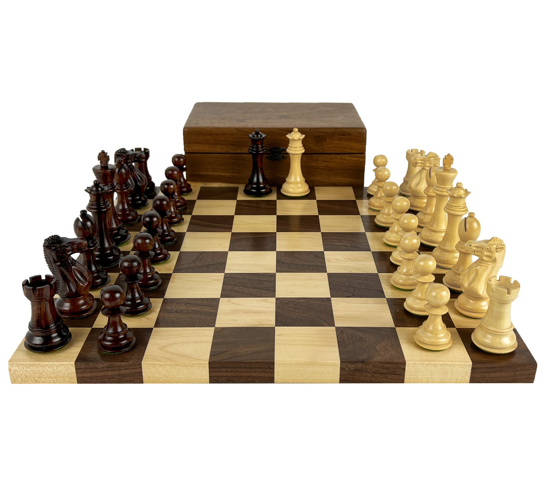 ST. PETERSBURG | Solid Walnut &amp; Maple, borderless board (large)