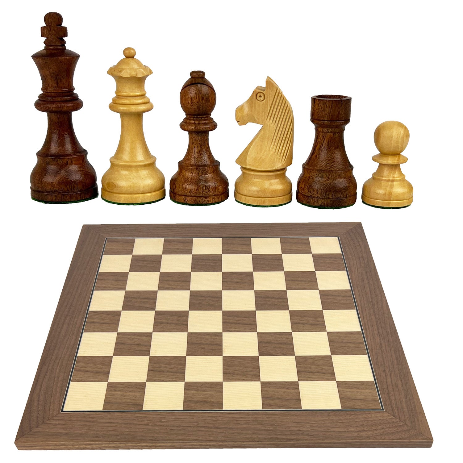TIMELESS (including box) | Walnut & Maple Board | 45mm Squares – House ...