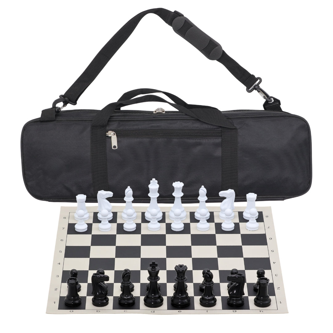 Vinyl Roll-Up Tournament Set | 50 mm Squares | Premier Bag