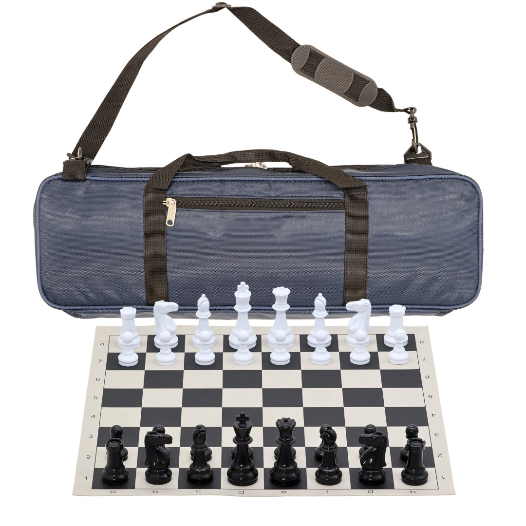 Vinyl Roll-Up Tournament Set | 50 mm Squares | Premier Bag