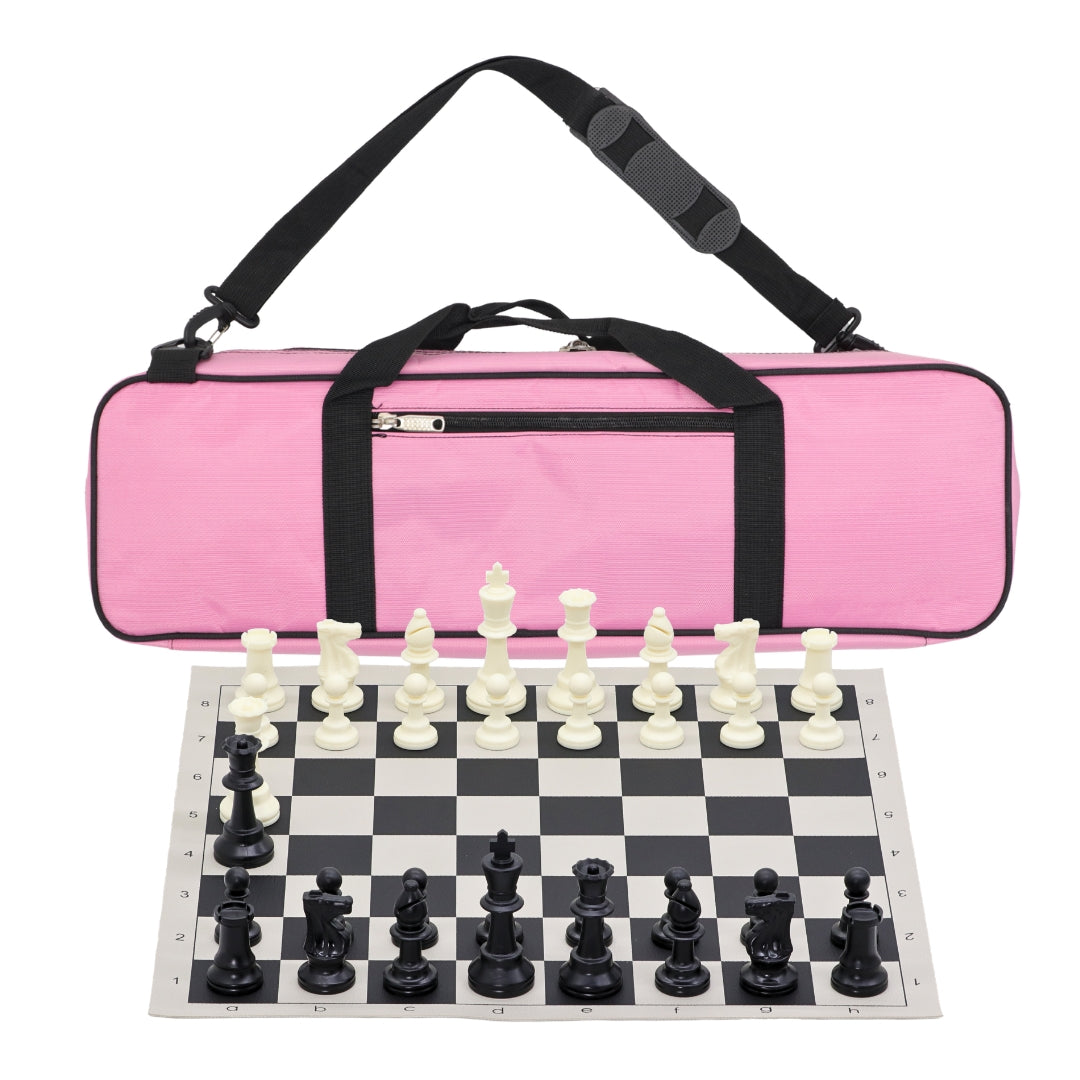 Vinyl Roll-Up Tournament Set | 50 mm Squares | Premier Bag
