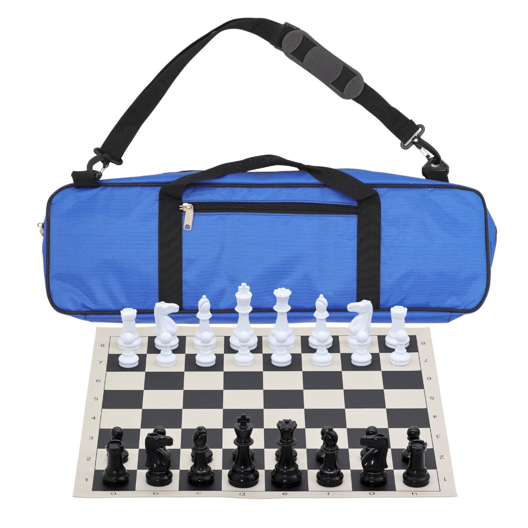 Vinyl Roll-Up Tournament Set | 50 mm Squares | Premier Bag