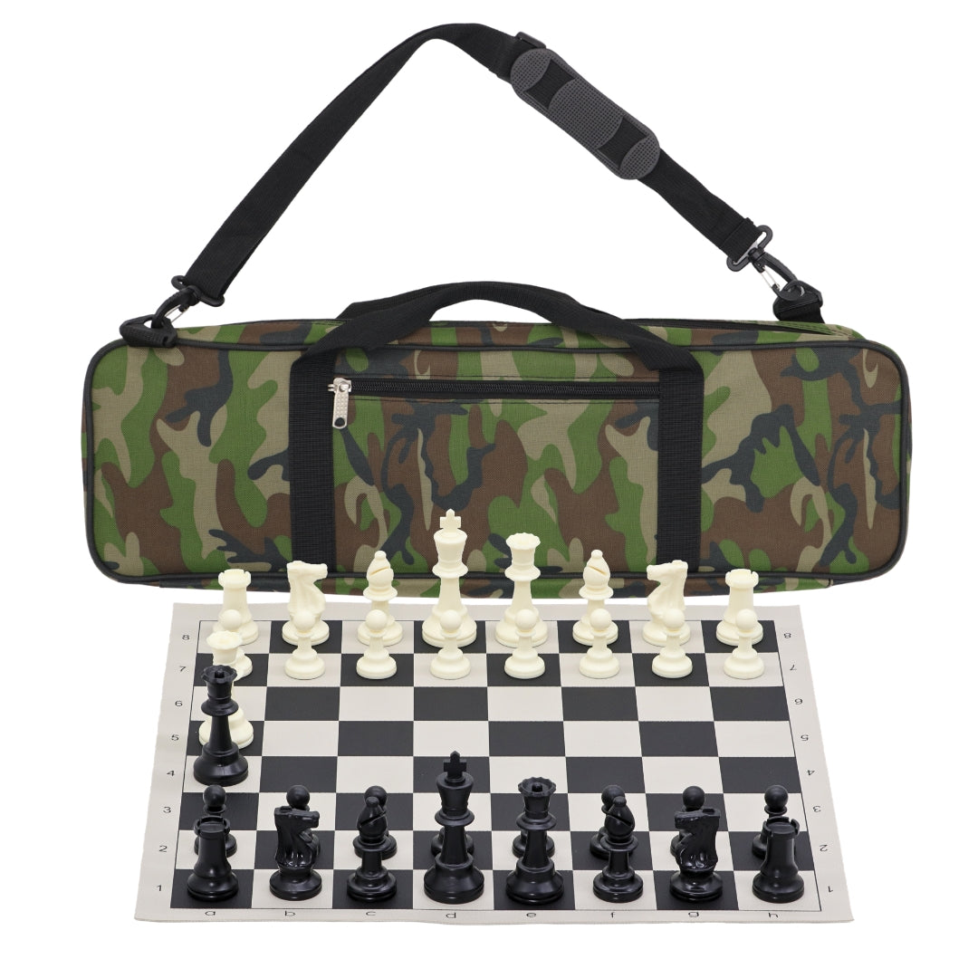 Vinyl Roll-Up Tournament Set | 50 mm Squares | Premier Bag