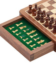 Travel Chess Set | Wooden | Magnetic | 18cm