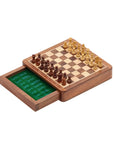Travel Chess Set | Wooden | Magnetic | 18cm