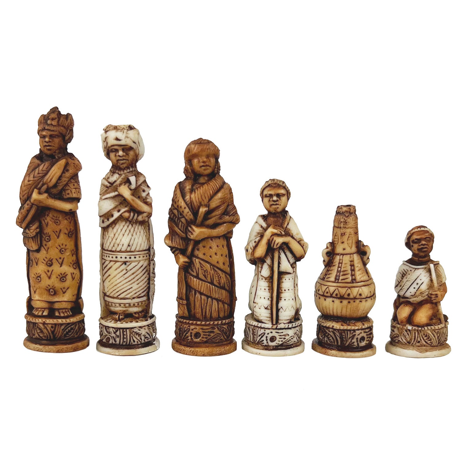 Mini Tribal set, earthy | small