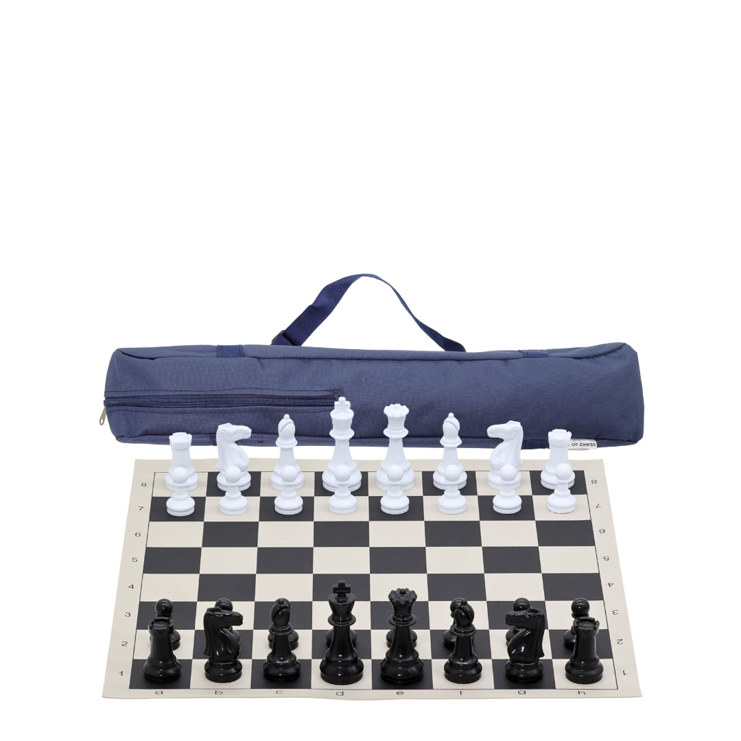 Vinyl Roll-Up Tournament Set | 50 mm Squares | Club Bag