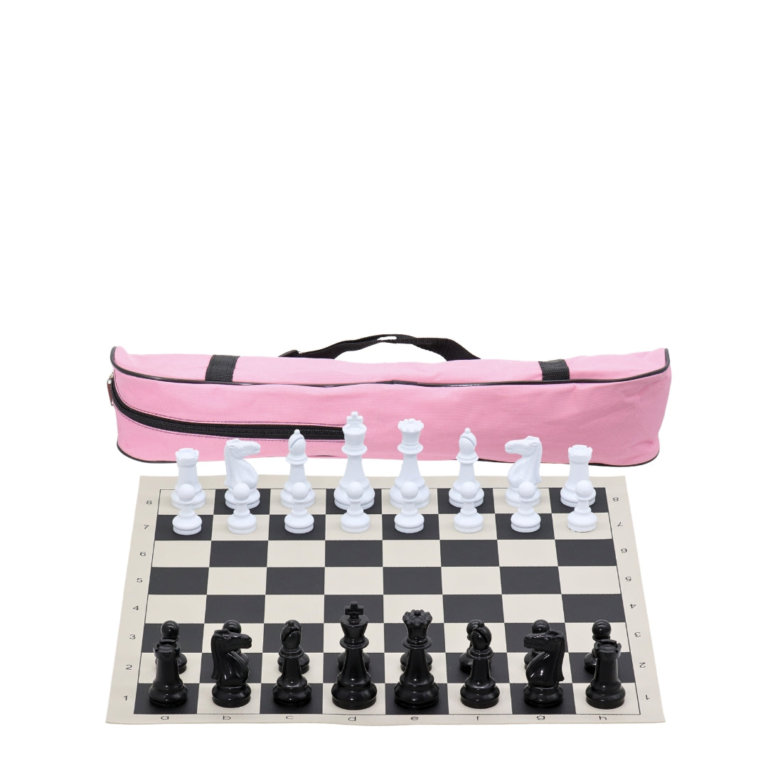 Vinyl Roll-Up Tournament Set | 50 mm Squares | Club Bag