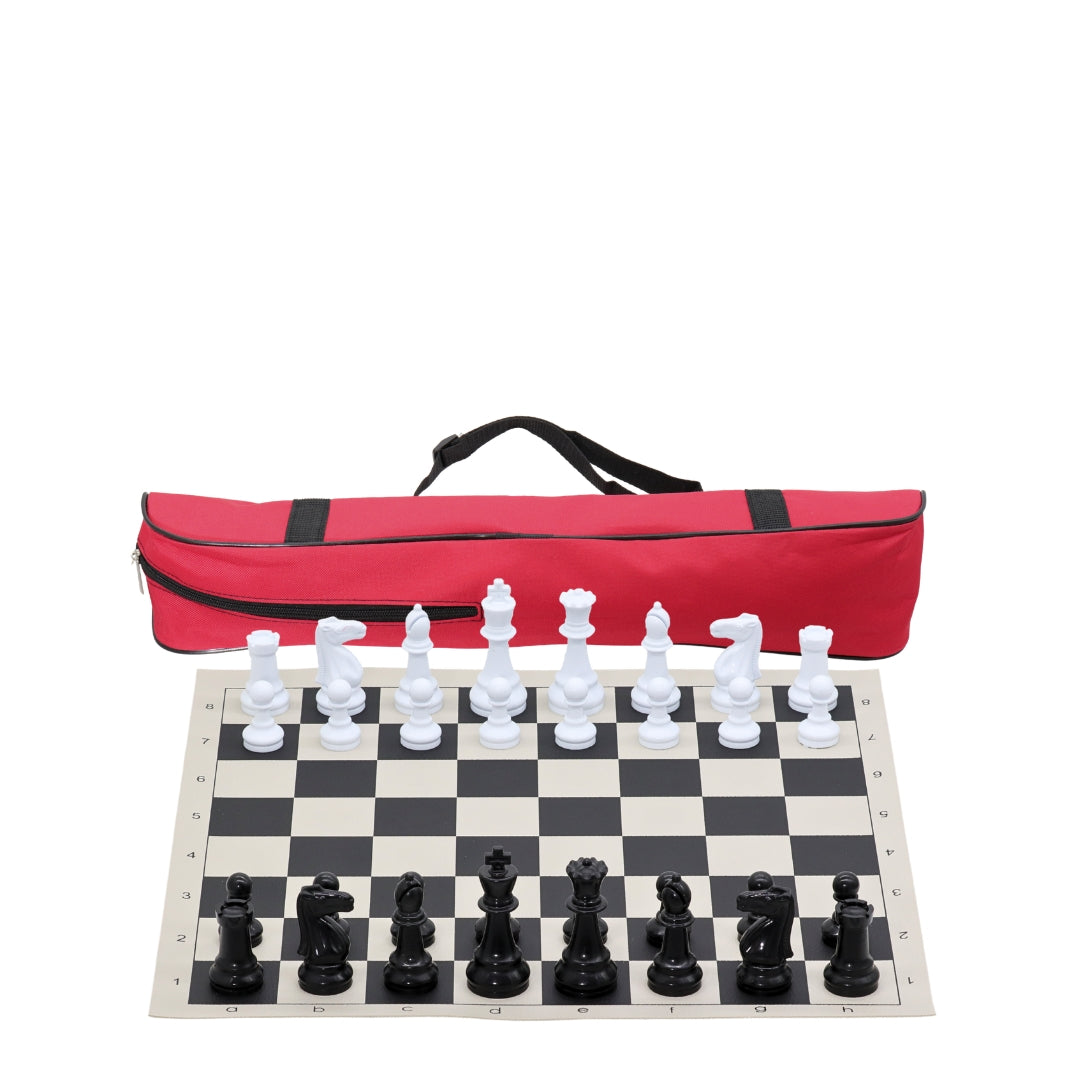 Vinyl Roll-Up Tournament Set | 50 mm Squares | Club Bag