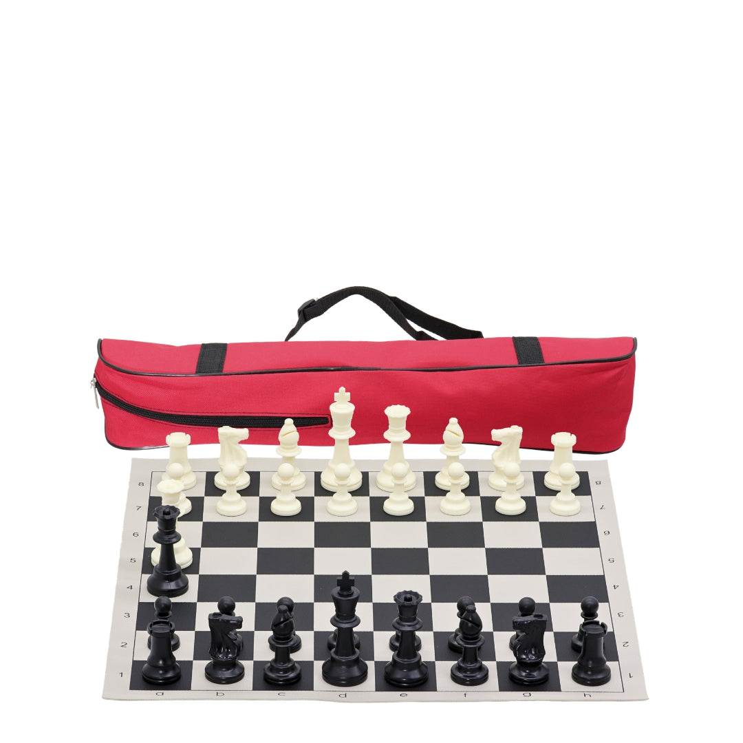 Vinyl Roll-Up Tournament Set | 50 mm Squares | Club Bag