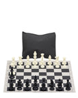 Vinyl Roll-Up Tournament Set | Zip Canvas Bag | 50 mm Squares