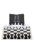 Vinyl Roll-Up Tournament Set | Zip Canvas Bag | 50 mm Squares