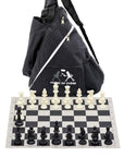 Vinyl Roll-Up Tournament Set |  50 mm Squares | Backpack