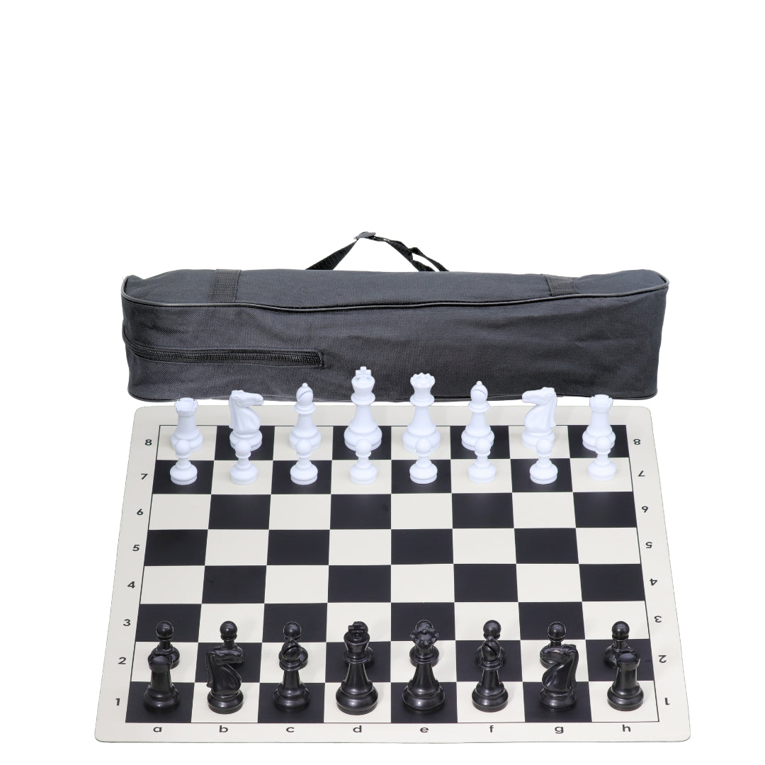Vinyl Roll-Up Tournament Set | Club Bag | 57 mm Squares