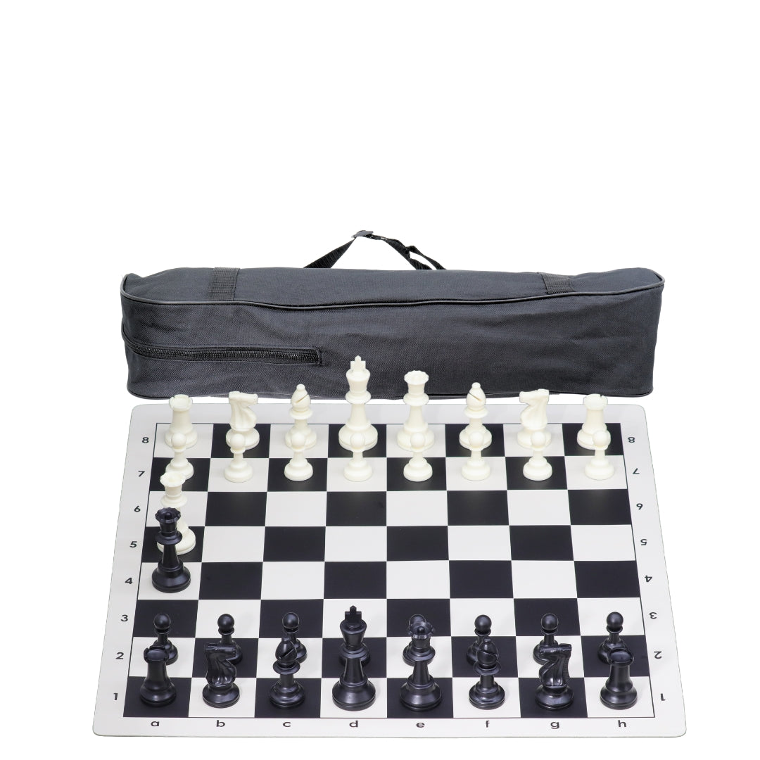 Vinyl Roll-Up Tournament Set | Club Bag | 57 mm Squares