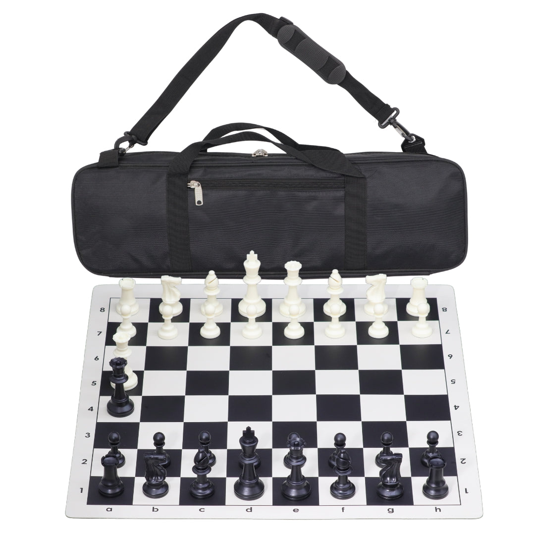Vinyl Roll-Up Tournament Set | Premier Bag | 57 mm Squares
