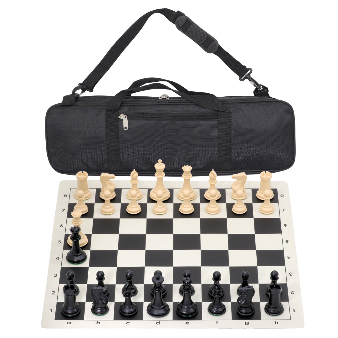 Vinyl Roll-Up Tournament Set | Premier Bag | 57 mm Squares