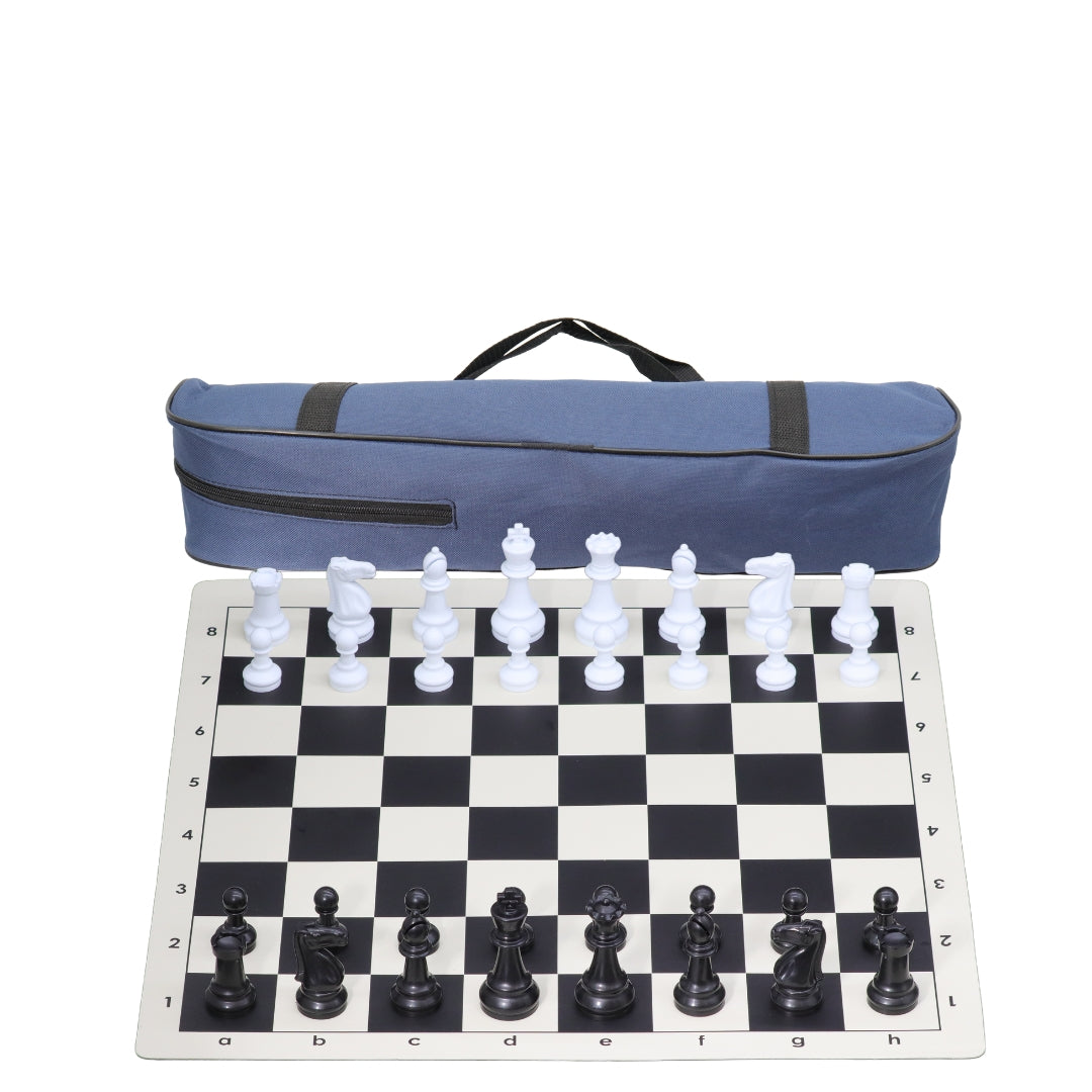 Vinyl Roll-Up Tournament Set | Club Bag | 57 mm Squares