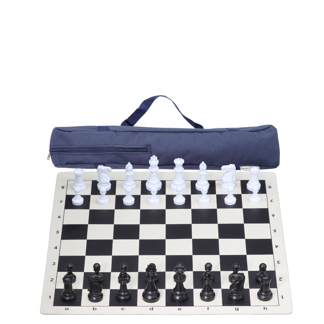 Vinyl Roll-Up Tournament Set | 57 mm Squares | Club Bag