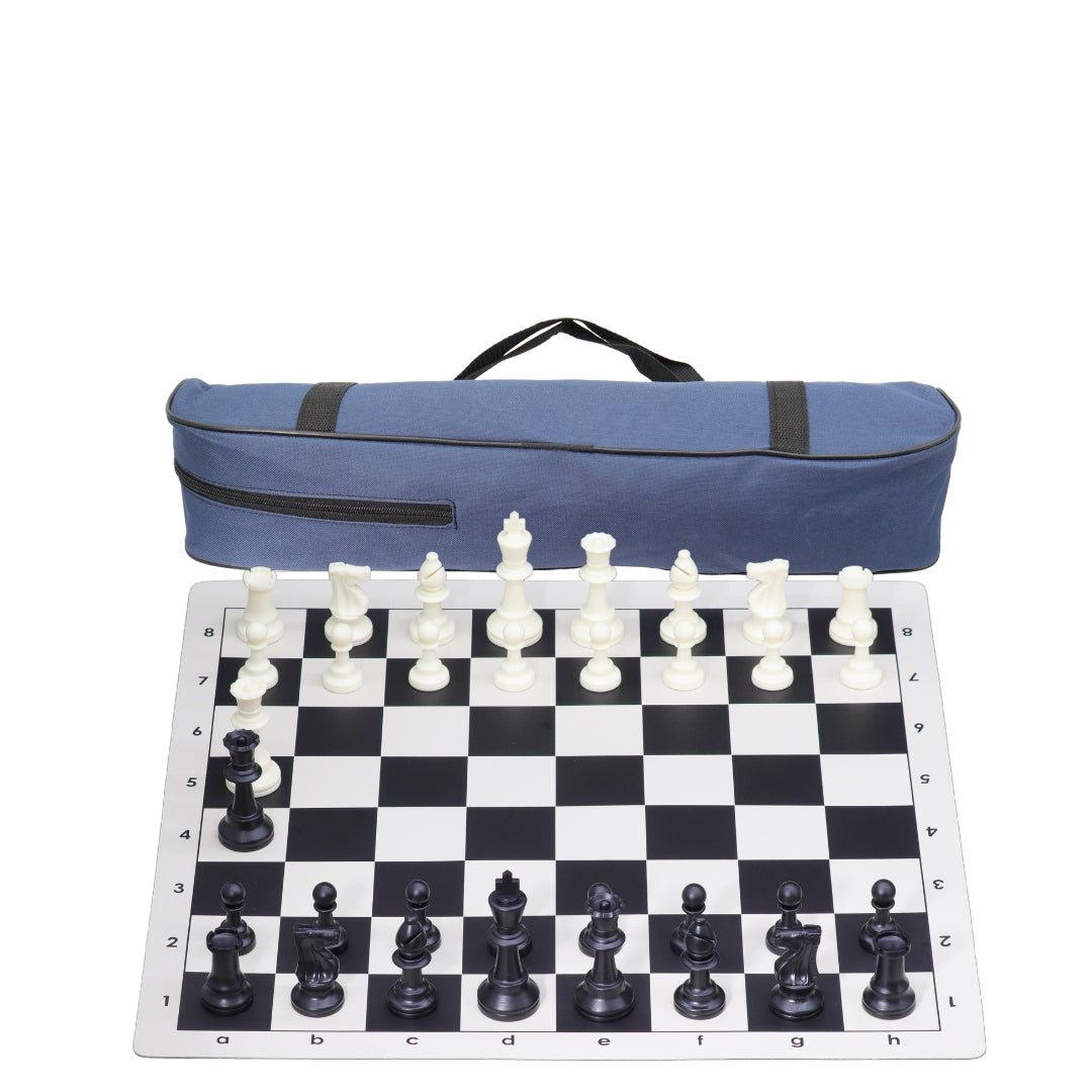 Vinyl Roll-Up Tournament Set | Club Bag | 57 mm Squares
