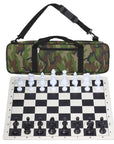 Vinyl Roll-Up Tournament Set | Premier Bag | 57 mm Squares