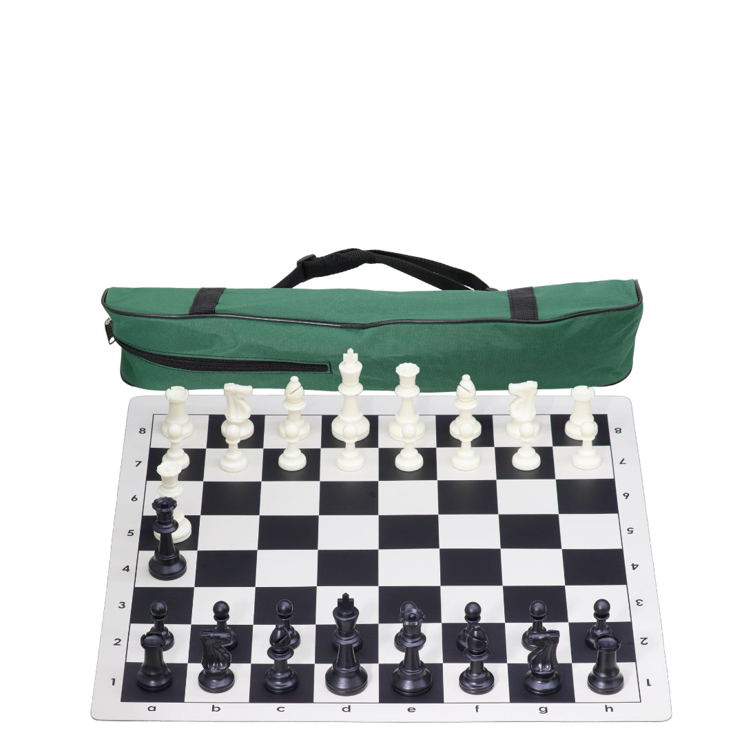 Vinyl Roll-Up Tournament Set | 57 mm Squares | Club Bag