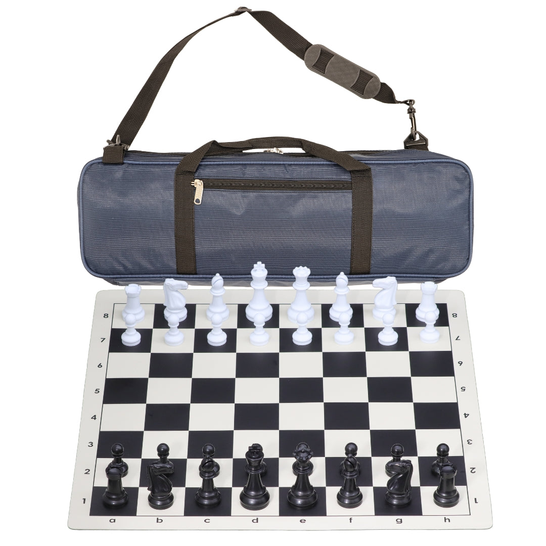 Vinyl Roll-Up Tournament Set | Premier Bag | 57 mm Squares