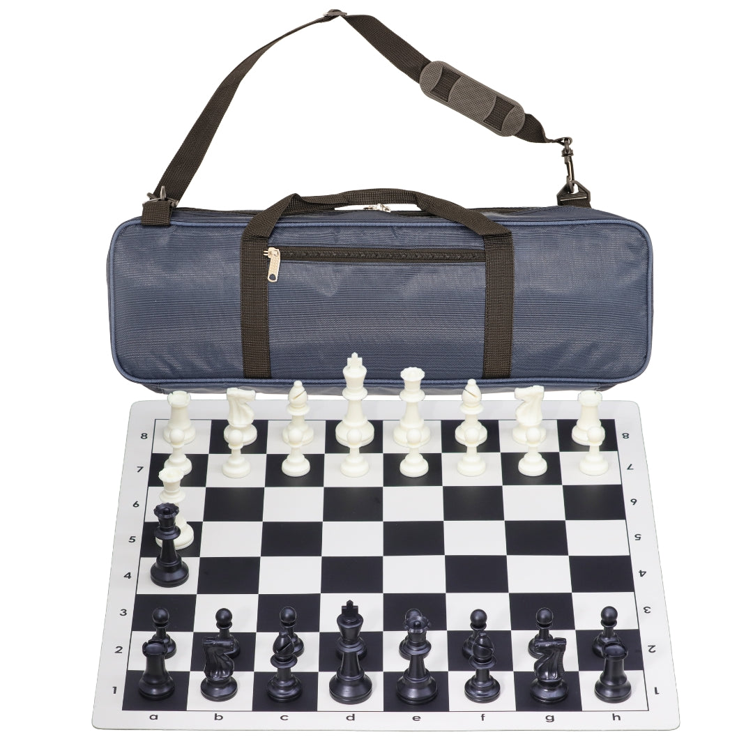 Vinyl Roll-Up Tournament Set | Premier Bag | 57 mm Squares