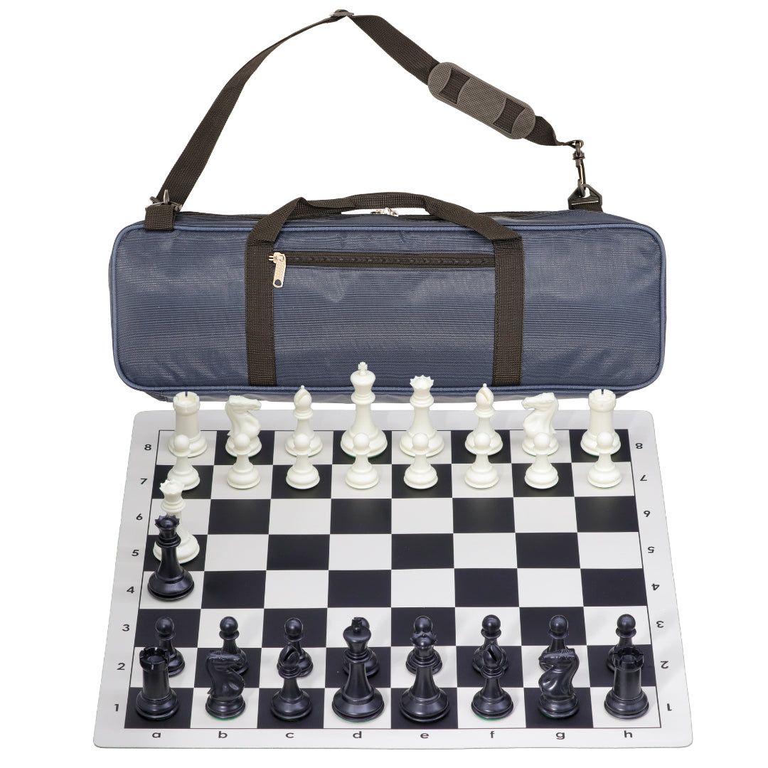Vinyl Roll-Up Tournament Set | Premier Bag | 57 mm Squares