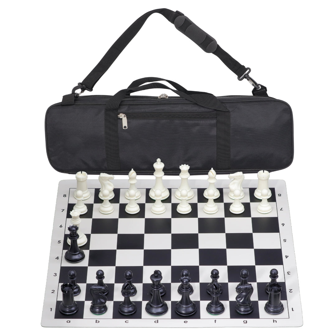 Vinyl Roll-Up Tournament Set | Premier Bag | 57 mm Squares