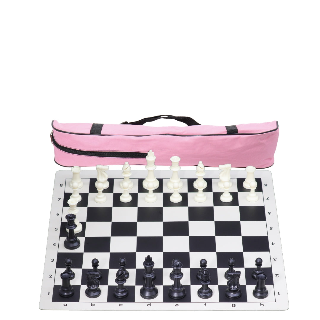 Vinyl Roll-Up Tournament Set | 57 mm Squares | Club Bag