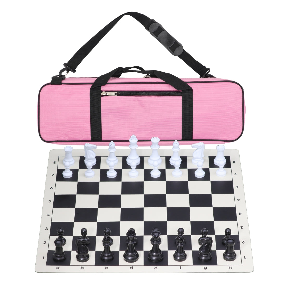 Vinyl Roll-Up Tournament Set | Premier Bag | 57 mm Squares