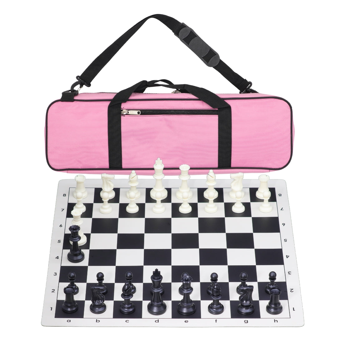 Vinyl Roll-Up Tournament Set | Premier Bag | 57 mm Squares