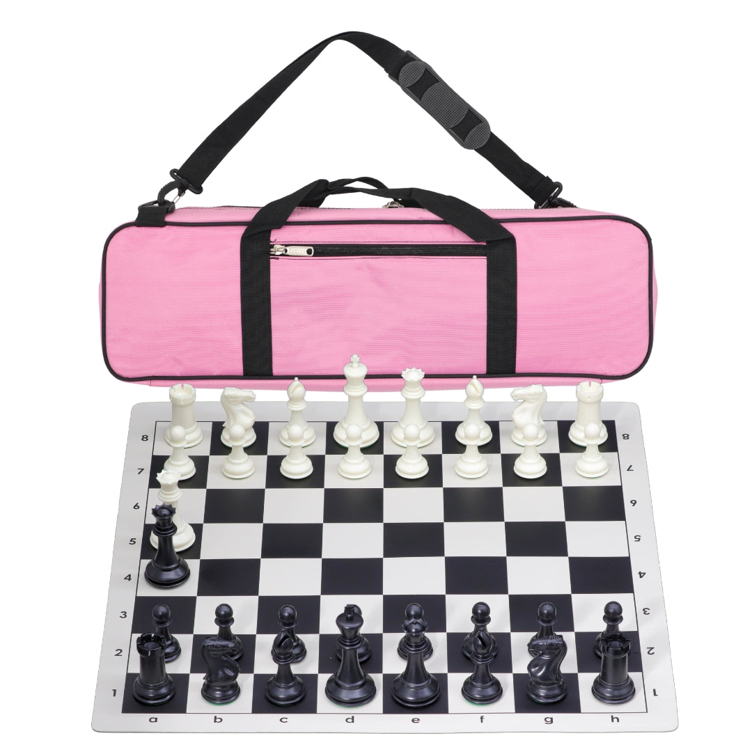 Vinyl Roll-Up Tournament Set | Premier Bag | 57 mm Squares