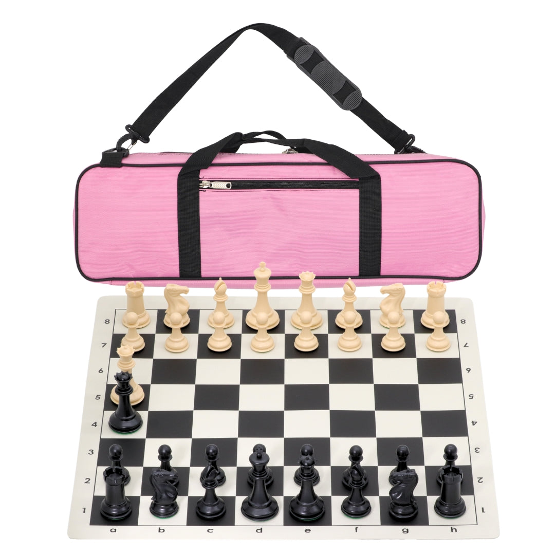 Vinyl Roll-Up Tournament Set | Premier Bag | 57 mm Squares