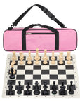 Vinyl Roll-Up Tournament Set | Premier Bag | 57 mm Squares