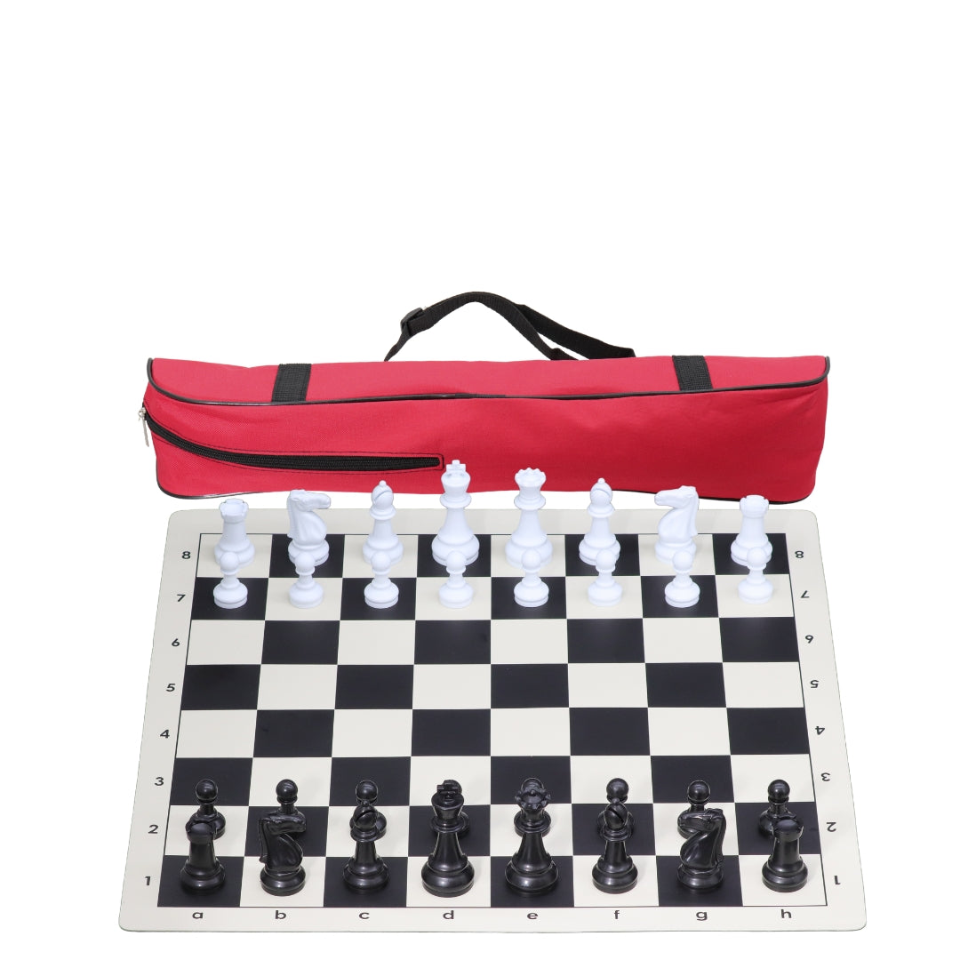 Vinyl Roll-Up Tournament Set | 57 mm Squares | Club Bag