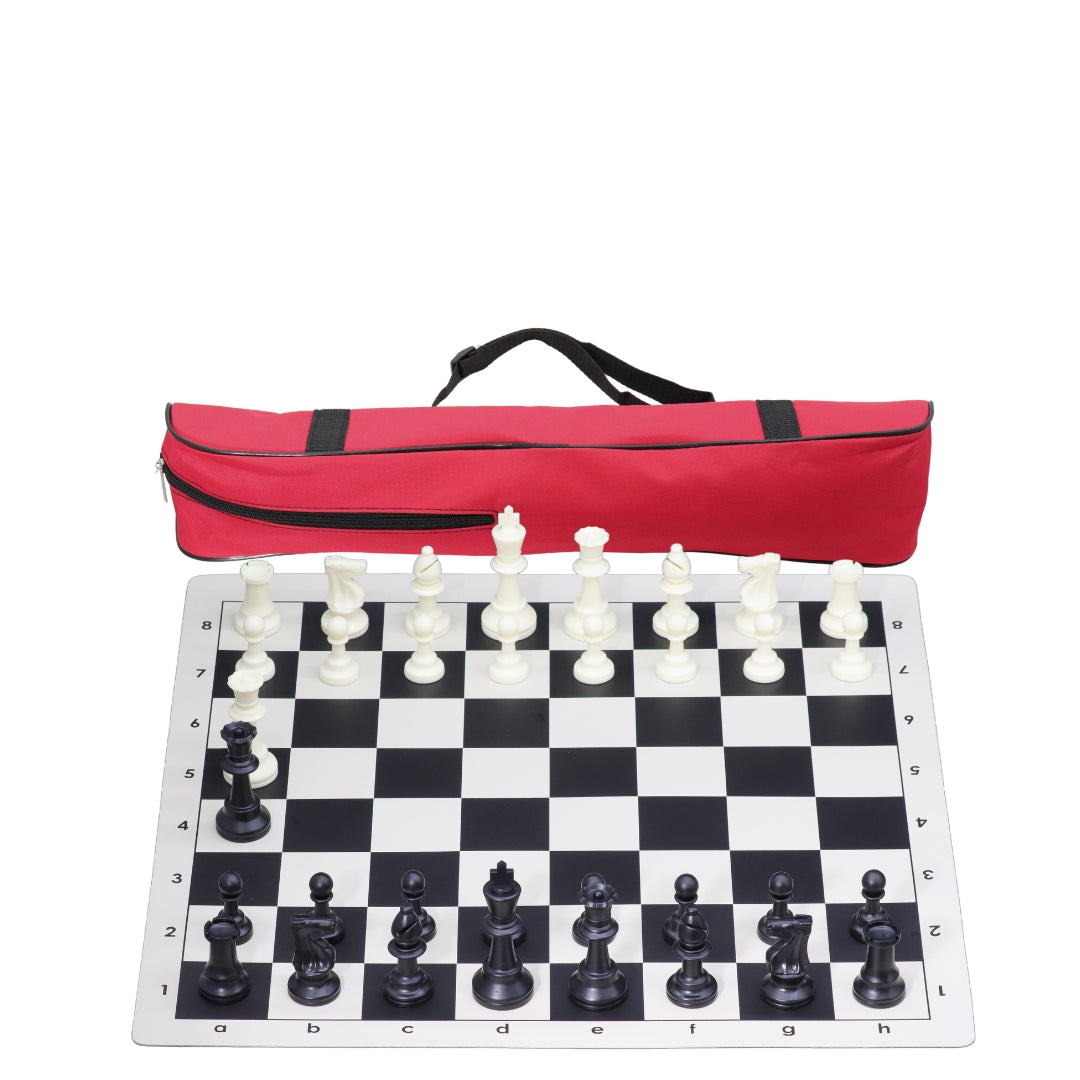 Vinyl Roll-Up Tournament Set | 57 mm Squares | Club Bag