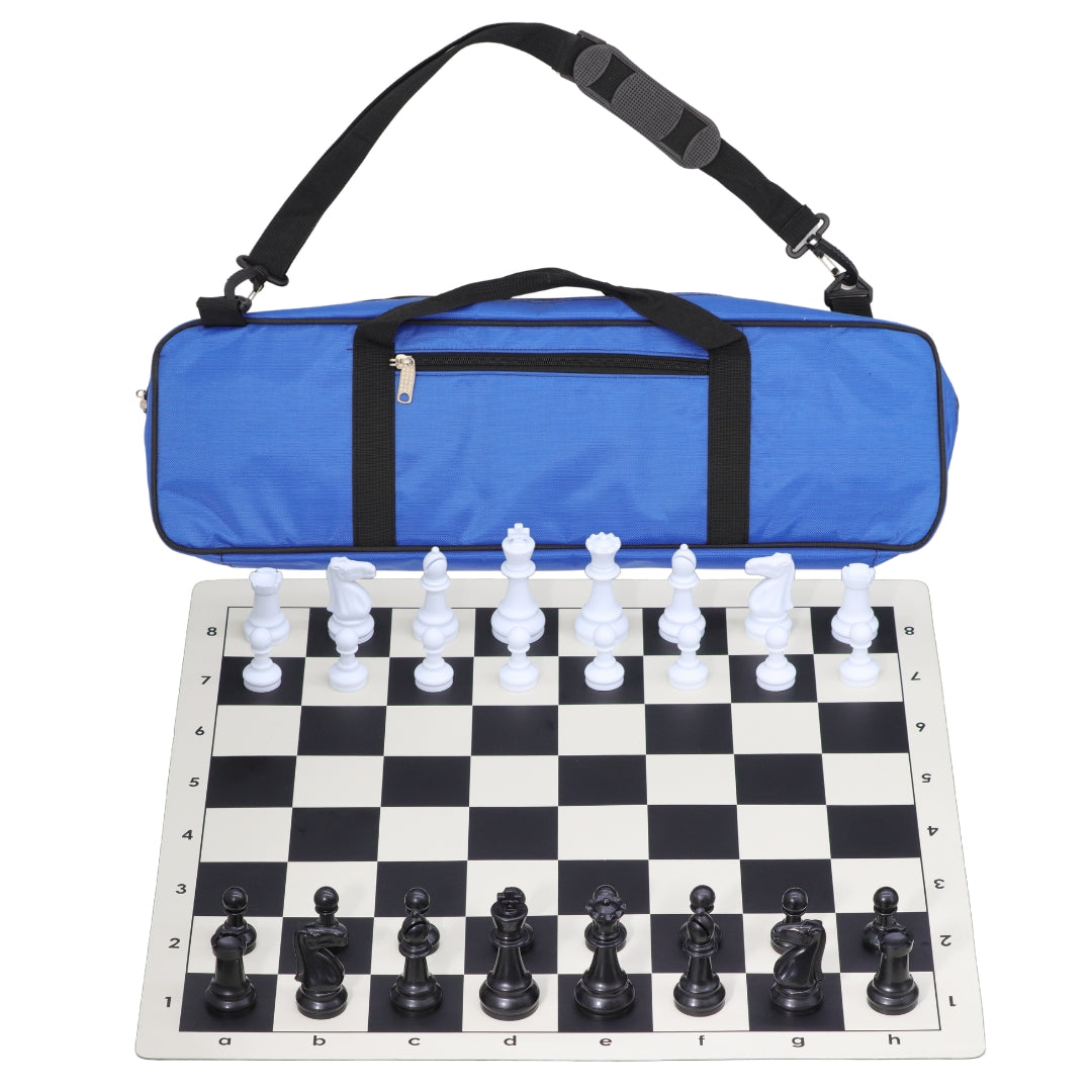 Vinyl Roll-Up Tournament Set | Premier Bag | 57 mm Squares