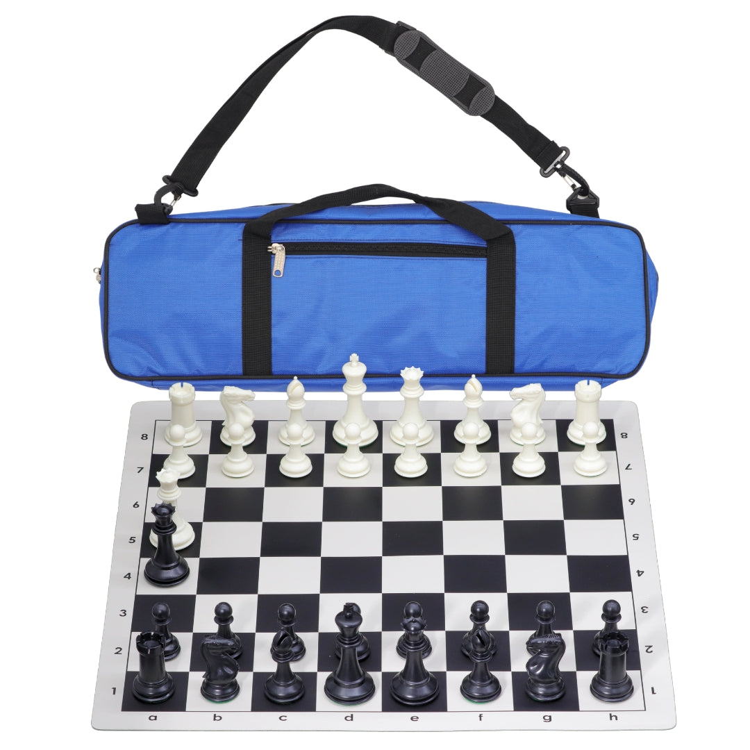 Vinyl Roll-Up Tournament Set | Premier Bag | 57 mm Squares